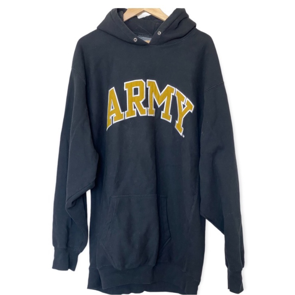 Steve and Barry’s Army fleece lined hooded sweatshirt